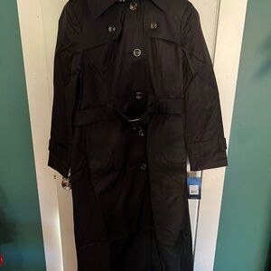 London Fog Black Trench Coat